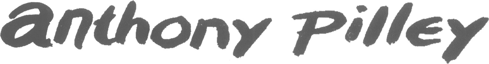 Anthony Pilley signature.