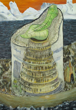 Painting from exhibition 'Barcelona, Pagan Paradise'.